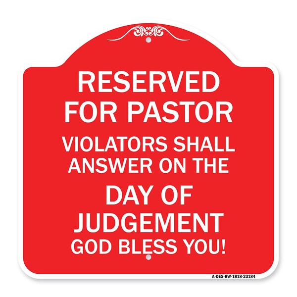 Reserved for Pastor Violators Shall Answer on the Day of Judgement, A-DES-RW-1818-23184
